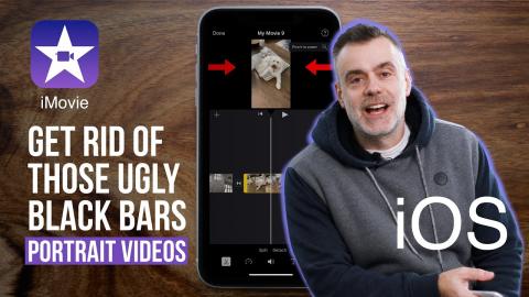 iMovie for iOS - Getting rid of the black bars and creating portrait orientation videos