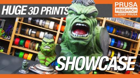 HUGE 3D prints from Prusa Research HQ