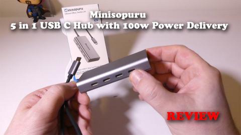 Minisopuru 5 in 1 USB C Hub with 100w PD REVIEW