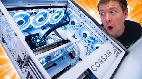 The ALL White Custom Gaming PC!