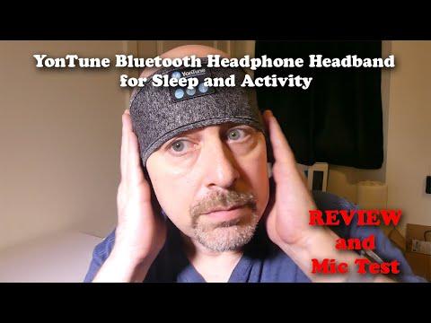 YonTune Bluetooth Headphone Headband for Sleep and Activity REVIEW and Mic Test