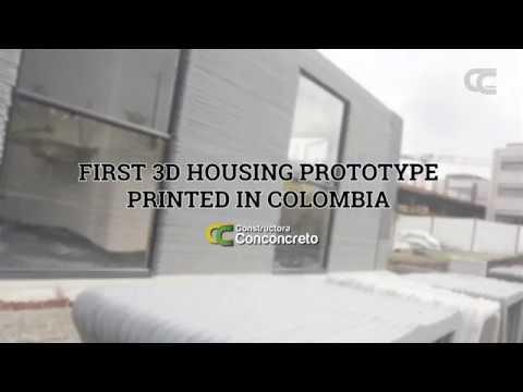 First 3D Housing Prototype Printed in Colombia