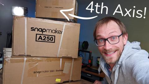 Was live: Assembling the Laser / CNC / 3D Printer from Snapmaker! (Snapmaker A250)