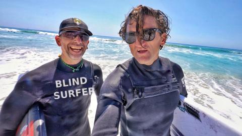 how this BLIND SURFER GOT 1MILLIONS SUBSCRIBERS IN A MONTH