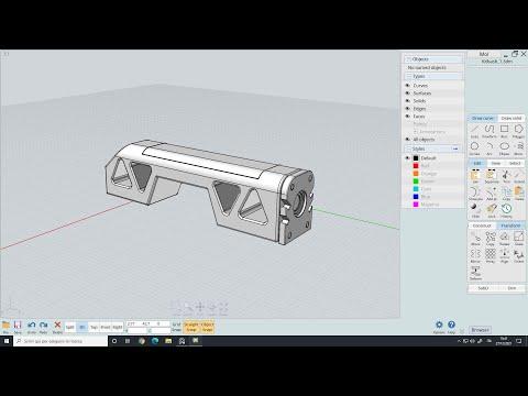 Testing out MoI 3D V4 | Hard Surface Practice Timelapse #2