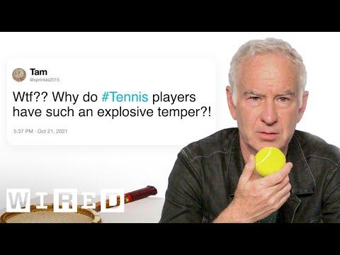 John McEnroe Answers Tennis Questions From Twitter | Tech Support | WIRED
