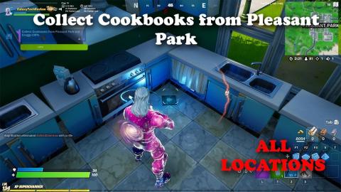 Collect Cookbooks from Pleasant Park - LOCATIONS - Fortnite