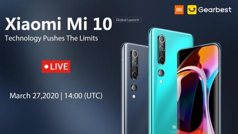 Xiaomi Mi 10 Series Global Launch Live Event 2020! Lowest Price Ever at Gearbest!