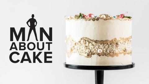 JJR's Fancy Fault Line Wedding Cake | Man About Cake