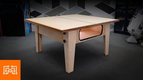 Hiding a Ping Pong Table in a Gaming Table