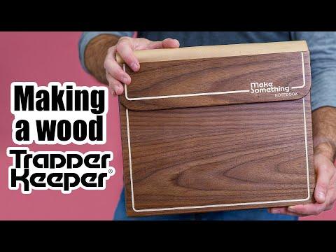 Making a Custom Trapper Keeper Out of Wood! | Woodworking Project