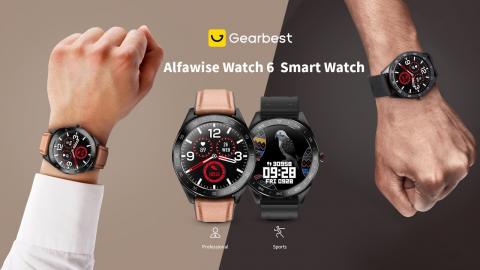 Alfawise Watch 6 47mm Smart Watch(get free gift) -  Gearbest