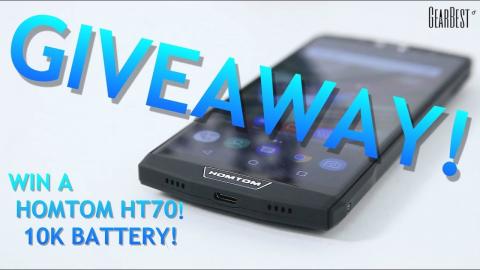 GIVEAWAY! WIN a Homtom HT70 Smartphone with a Huge 10k Battery! - GearBest