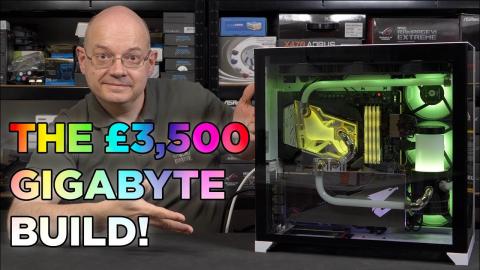 Gigabyte Aorus WATERFORCE Build - LEO's £3,500 CUSTOM LOOP BUILD!