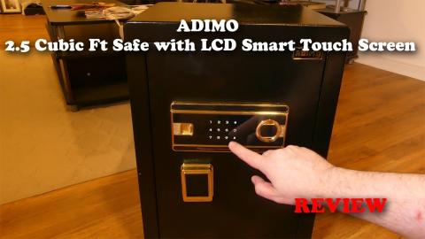 ADIMO 2.5 Cubic Ft Safe with LCD Touch Screen REVIEW