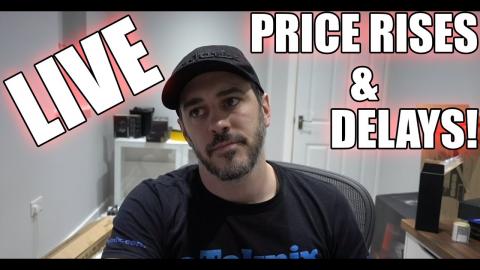 eTeknix LIVE Show! Component Price Rises, DDR5 & Delays!