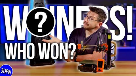 Who Won the Prusa MINI? #3DPNSpeakerCover