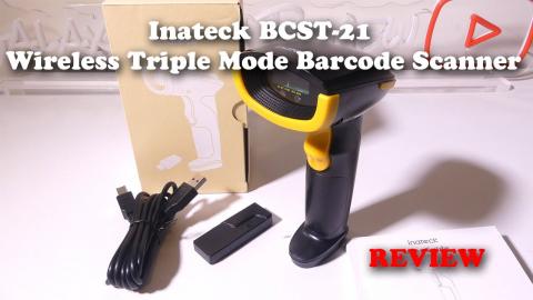 Inateck BCST-21 Wireless Triple Mode Barcode Scanner REVIEW