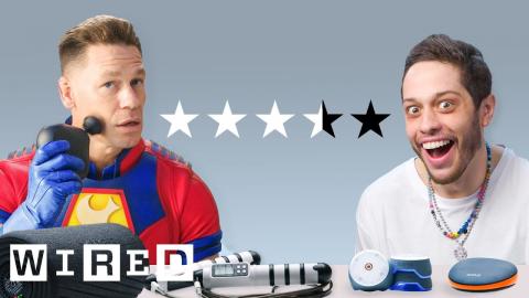 John Cena & Pete Davidson Test Workout Gadgets | WIRED