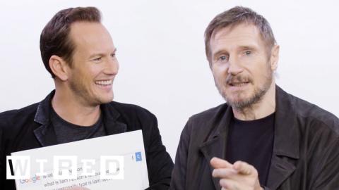 Liam Neeson & Patrick Wilson Answer the Web's Most Searched Questions | WIRED
