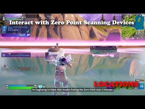 Interact with Zero Point Scanning Devices Locations