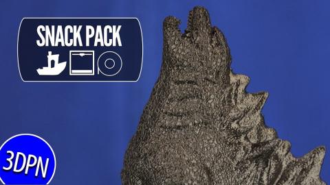 The KING OF MONSTERS - 3D Printing Godzilla by Chaos Coretech [SNACK PACK]