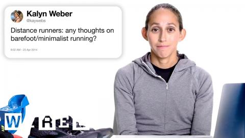 Marathon Champion Answers Running Questions From Twitter | Tech Support | WIRED