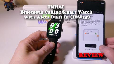 TMHAI Bluetooth Calling Smart Watch with Alexa Built In  (IDW15) REVIEW