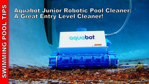 Aquabot Junior Robotic Pool Cleaner - A Great Entry Level Cleaner Priced at  $550!