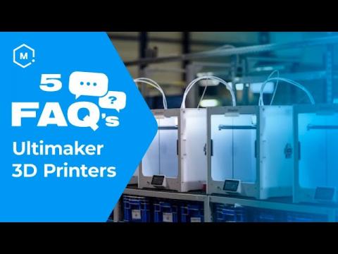 Five Frequently Asked Questions About Ultimaker 3D Printers Answered