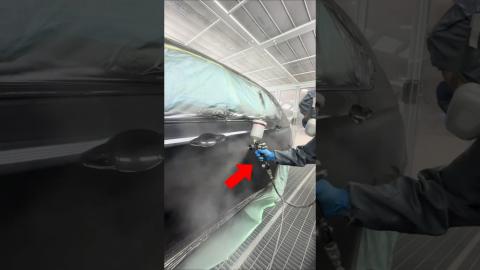 Most Satisfying Car Paint Job ???????? #amazing #car #painting #shorts #satisfying #skills #ytshorts