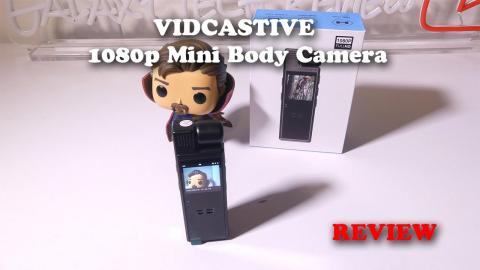 VIDCASTIVE 1080p Mini Body Camera REVIEW