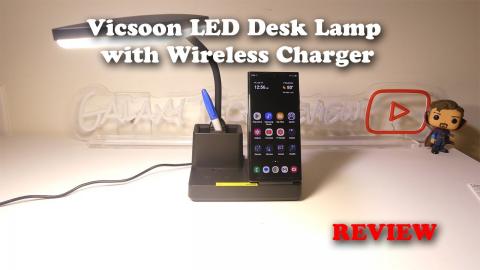 Vicsoon LED Desk Lamp with Wireless Charger REVIEW