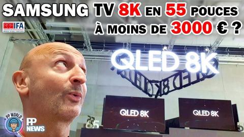 SAMSUNG : TV 8K en 55 Pouces à Moins de 3000 € !
