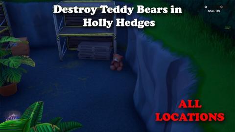 Destroy Teddy Bears in Holly Hedges - ALL Teddy Bear Locations