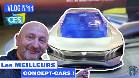 CES 2023 (VLOG n°11) : Les MEILLEURS Concept-Cars Futuristes (Autonomes, Solaires...)