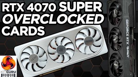 RTX 4070 Super Overclocked: Gigabyte AERO and Palit JETSTREAM