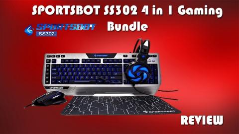 SPORTSBOT SS302 4 in 1 LED Gaming Combo Set for $37 ???