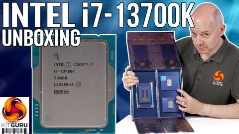 Unboxing Intel i7 13700k - before Leo's deep dive !