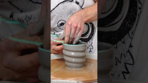 Satisfying Ceramic Mug Design #satisfying #skills #shorts