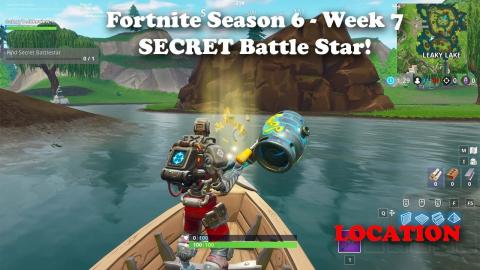 Fortnite - Season 6 - Week 7 - Secret Battle Star LOCATION and Loading Screen