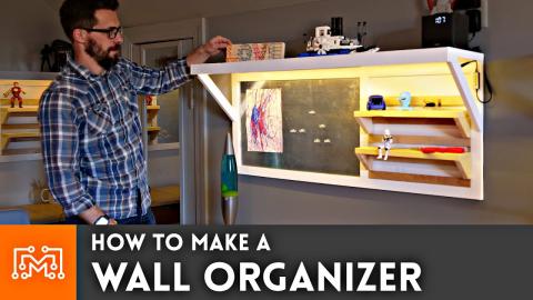 How to Make a Wall Organizer // DIY Woodworking