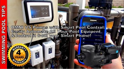 VS Omni™ Variable Speed Pump with Smart Pool Control: Easily Automate All of  your Pool Equipment