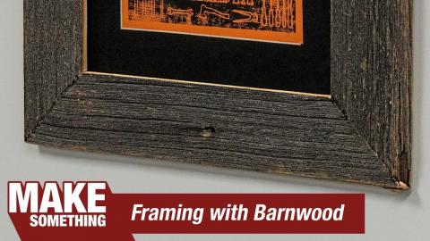 Making a Picture Frame From  Antique Barn Wood | Diresta Print