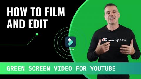 How to set up a green screen studio at home and edit your video