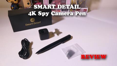 SMART DETAIL 4K Spy Camera Pen REVIEW