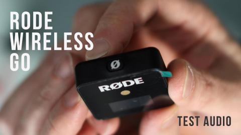 Rode Wireless GO - Demo and Testing with Canon EOS R with and without EQ