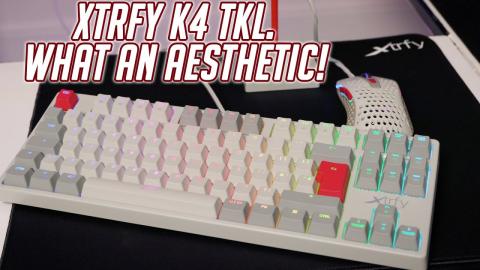 Xtrfy K4 TKL RGB Keyboard Review - the BEST RGB we've seen!