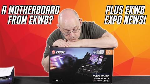 Hands-on with MSI MPG Z490 EK X - a motherboard from EKWB?!