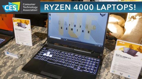 CES 2020: ASUS show new Ryzen 4000 laptops, ROG cases and MORE!
